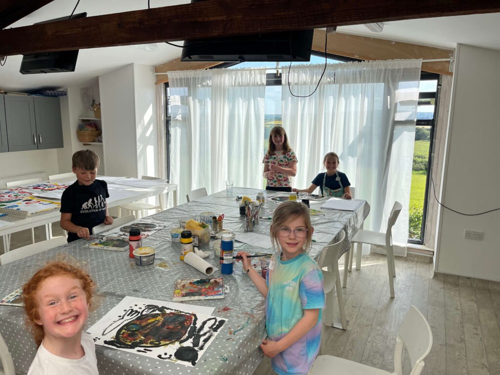Damian's Kids Art Lab Tuesdays Cornish Craft Barn