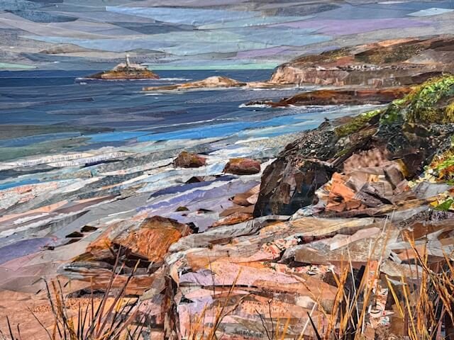 Susan Watt Coastal Collage Cornish Craft Barn