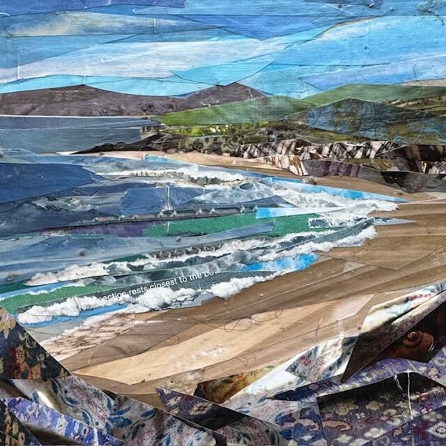 Susan Watt Coastal Collage Cornish Craft Barn