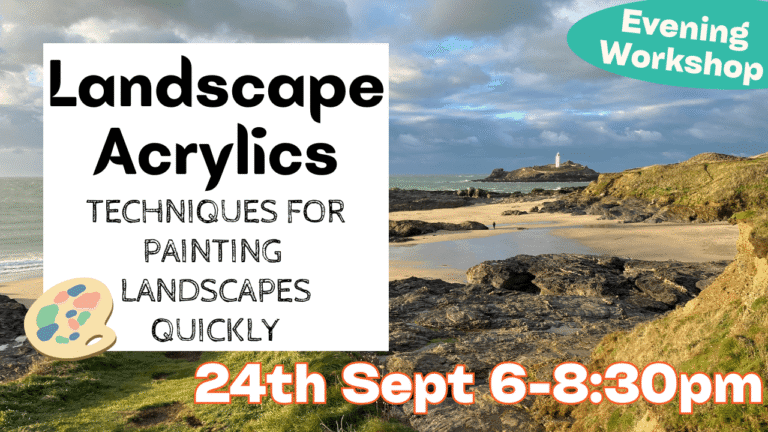 Cornish Craft Barn Acrylics Landscapes Evening