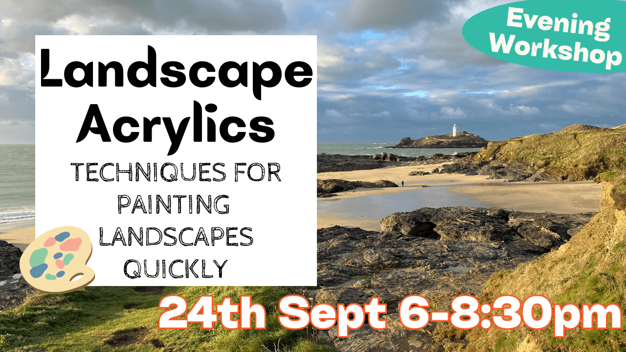 Cornish Craft Barn Acrylics Landscapes Evening