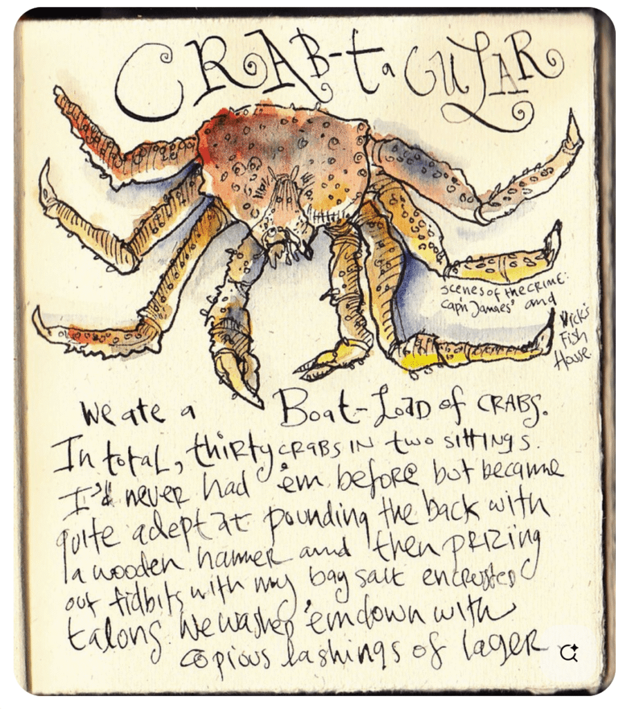 Cornish Craft Barn Travel Journalling Ink Wash