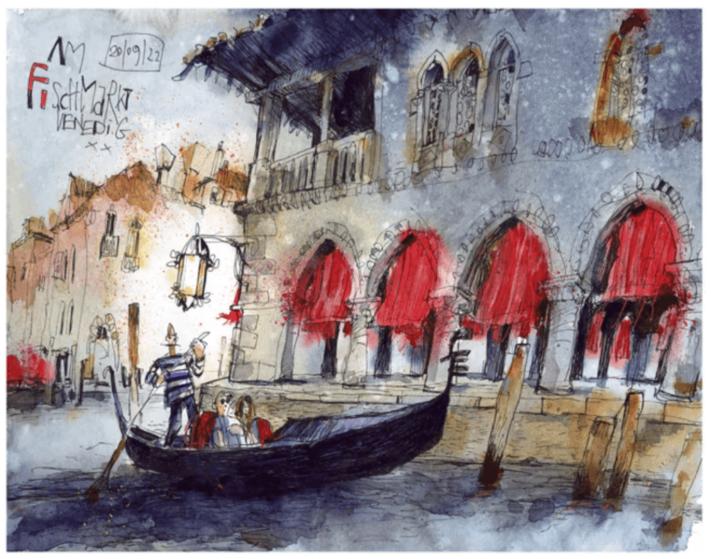 Cornish Craft Barn Travel Journalling Ink Wash 2