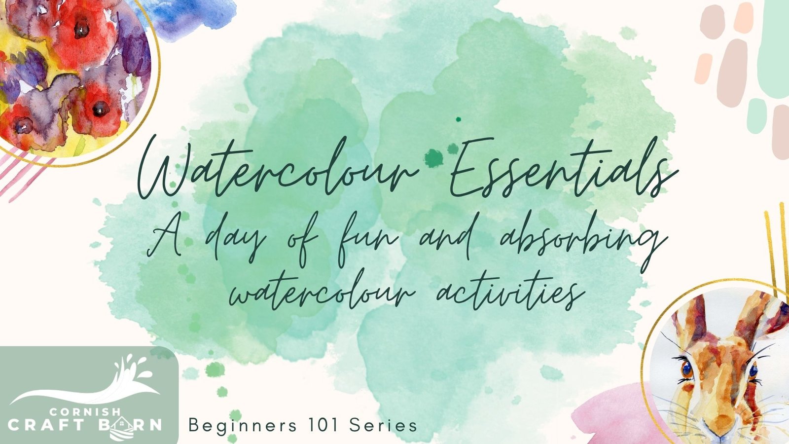 Cornish Craft Barn, Watercolour Essentials, Damian Semonin