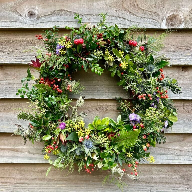 wreath making workshop cornish craft barn cornish wreath maker