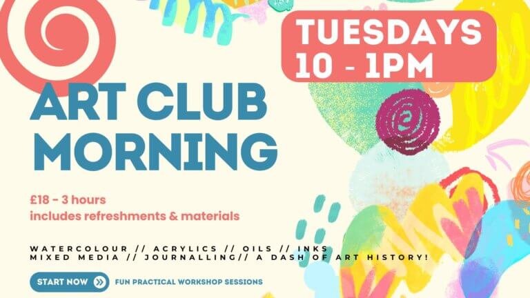 NEW!! ART CLUB: Open to new members For March 2026