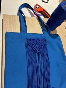 Macrame Tote Wallhanging